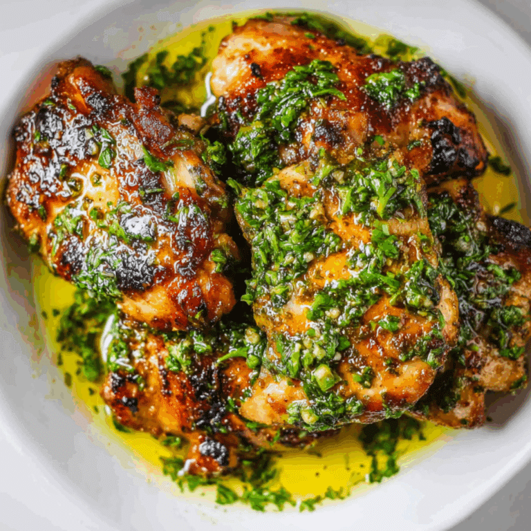 Chimichurri Chicken Thighs