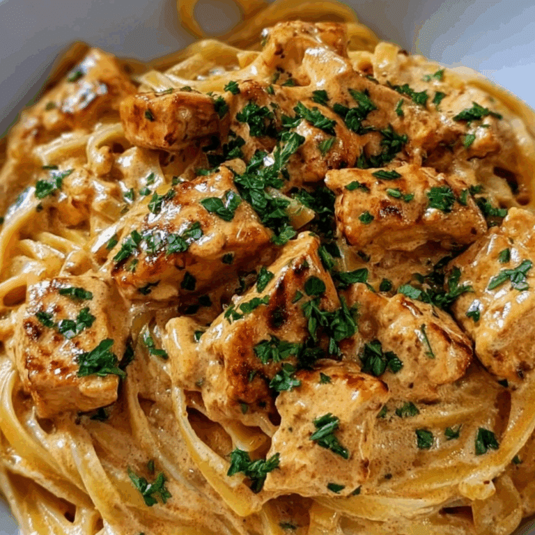 Creamy Cowboy Butter Chicken Linguine