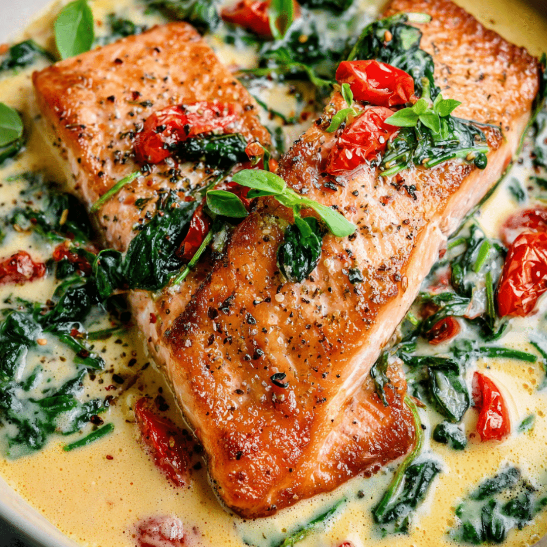Creamy Tuscan Salmon