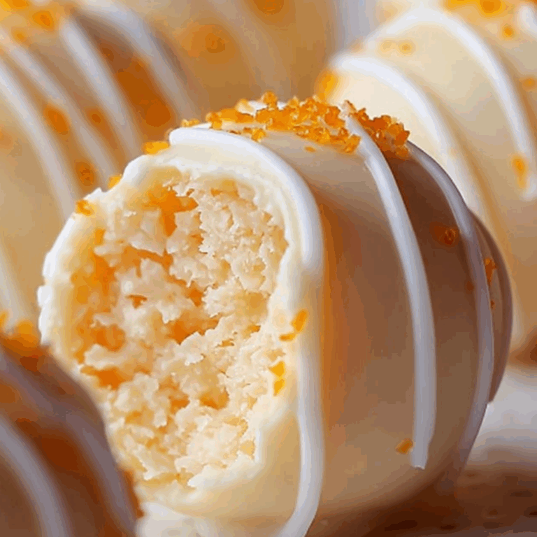 No Bake Orange Creamsicle Truffles