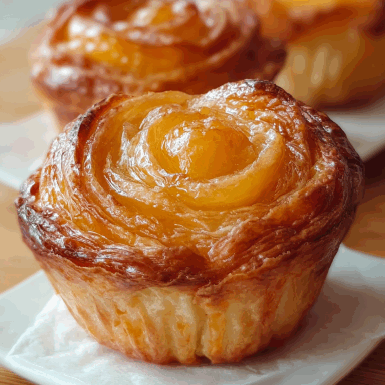 Perfect Peach Pie Cruffins