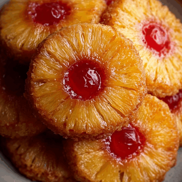 Pineapple Upside-Down Cookies