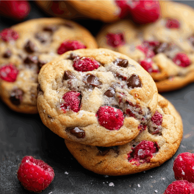 Raspberry Chocolate Chip Cookie