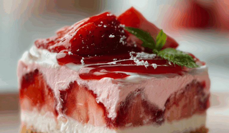 No-Bake Strawberry Delight
