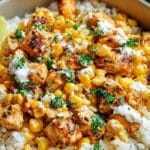 Street Corn Chicken Rice Bowl
