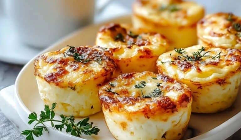 Cottage Cheese Egg Bites on a breakfast table