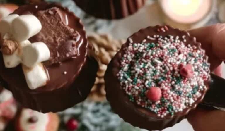 Christmas Chocolate Hot Cups holiday mugs