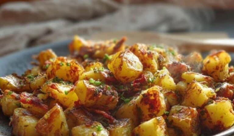 Bangina Breakfast Potatoes crispy on breakfast table