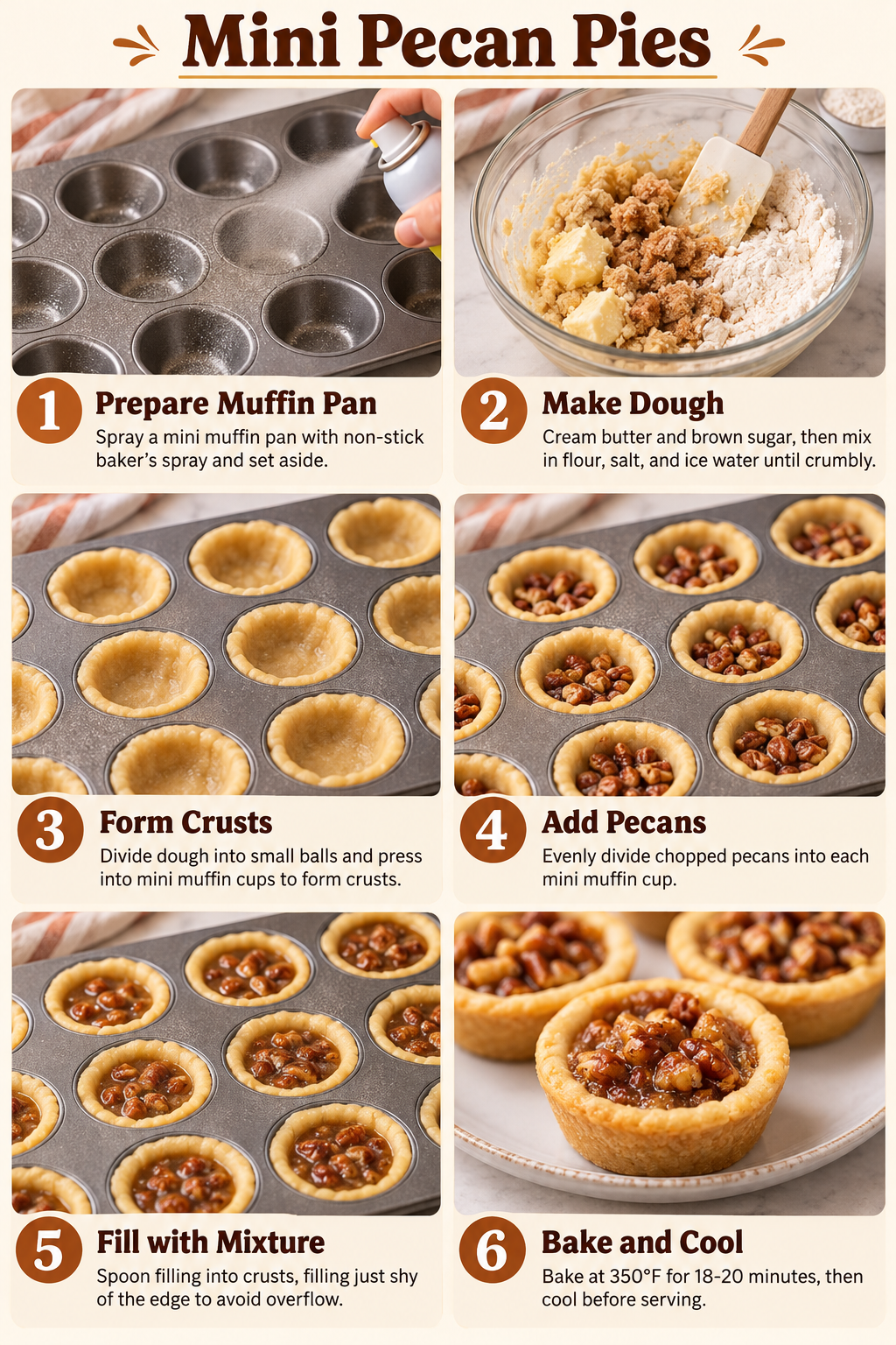 Mini Pecan Pies – Simple, Proven & Perfectly Sweet